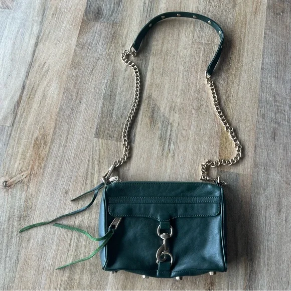 EUC Rebecca Minkoff like new women's hunter forest green crossbody